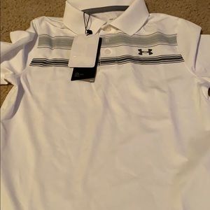 Under Armour white polo size small